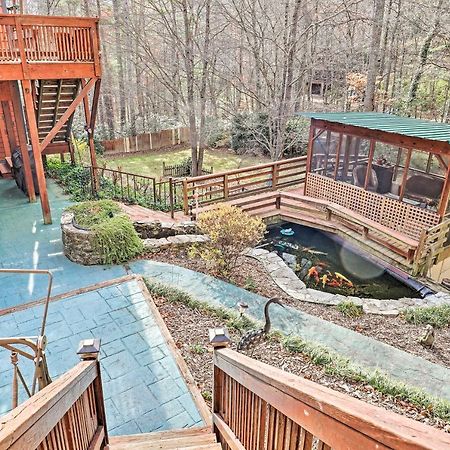 Asheville Mountain Getaway With Patio And Koi Pond! Εξωτερικό φωτογραφία