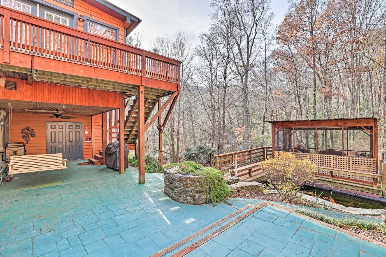 Asheville Mountain Getaway With Patio And Koi Pond! Εξωτερικό φωτογραφία