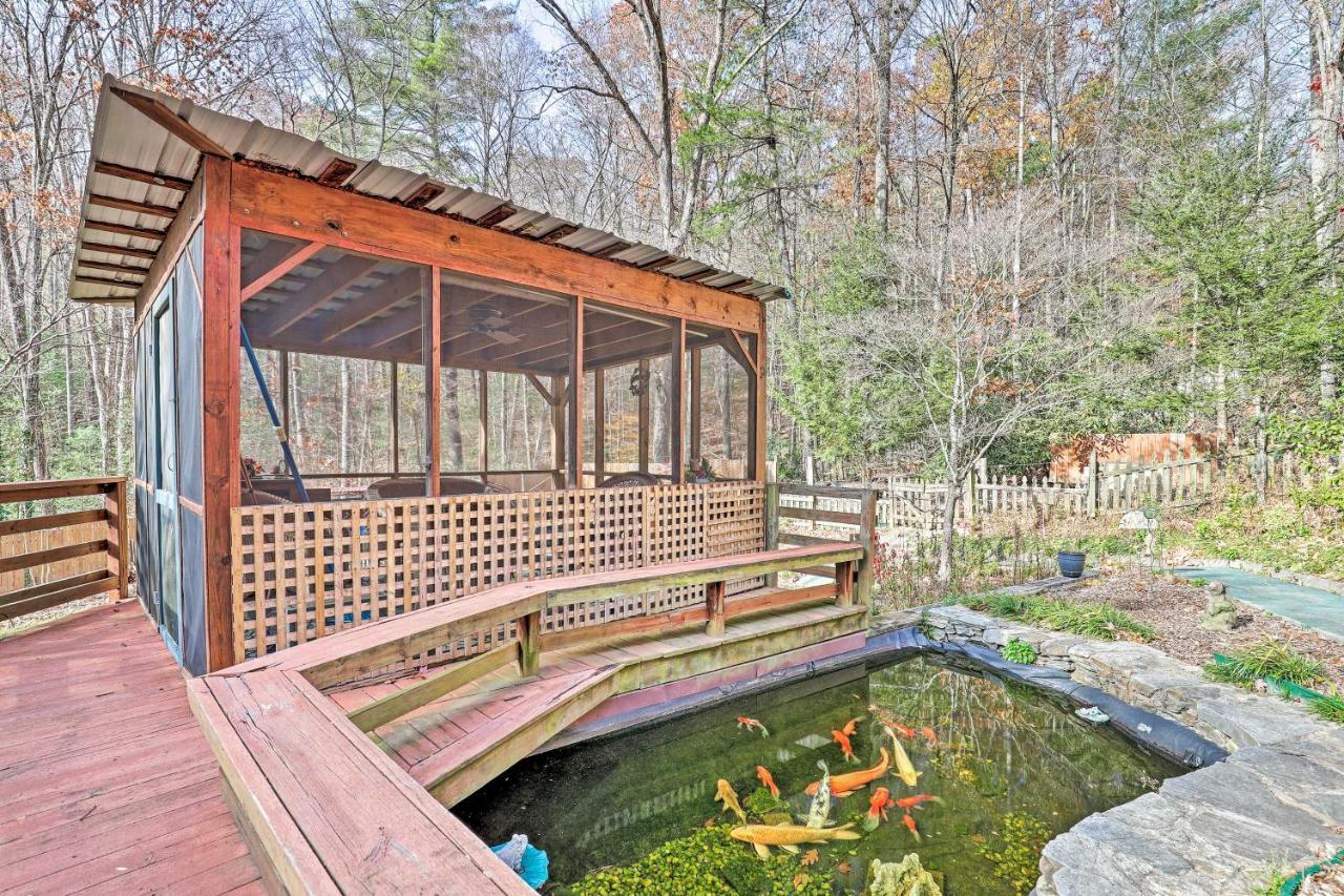 Asheville Mountain Getaway With Patio And Koi Pond! Εξωτερικό φωτογραφία